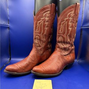 PANHANDLE SLIM HANDCRAFTED EXOTIC Teju Lizard WESTERN BOOTS 11D